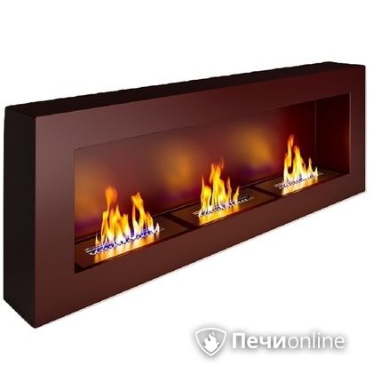 Биокамин ЭкоЛайф Fire Line black burgundy Арома в Наро-Фоминске